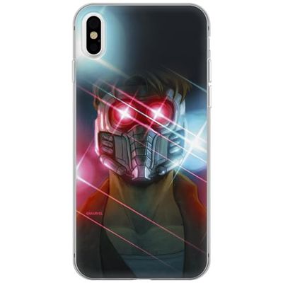 ERT GROUP mobiel telefoonhoesje voor Apple Iphone XS Max origineel en officieel erkend Marvel patroon Star Lord 003 optimaal aangepast aan de vorm van de mobiele telefoon, hoesje is gemaakt van TPU