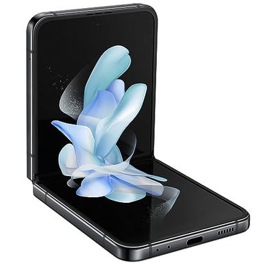Samsung Galaxy Z Flip4 Smartphone 5G, Sim Free Android Telefono Pieghevole 256GB, Display Display Dynamic AMOLED 2X 6.7”/Super AMOLED 1.9”1,2 Graphite 2022 [Versione Italiana]