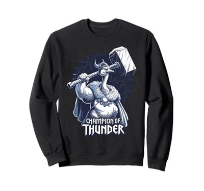 Champion of Thunder Viking Goose - Pesi per sollevamento pesi, palestra e fitness Felpa