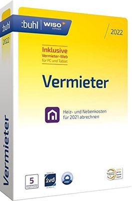 WISO Vermieter 2022: Heizkosten- und Nebenkostenabrechnung 2021 (WISO Software)