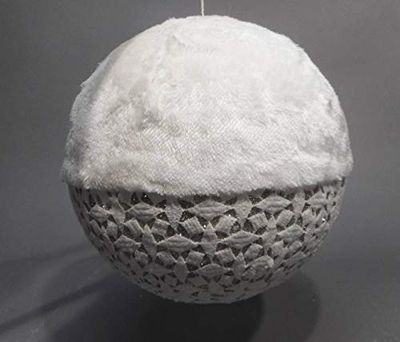 Tabor 8003429826147 Boule de Noël en Forme de Boules et Boules en Or, 25 cm de diamètre, Multicolore