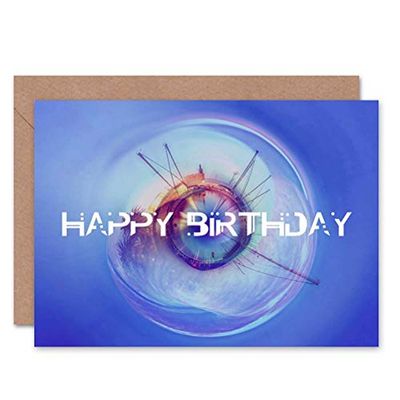 Wee Blue Coo Carte de Voeux Joyeux Anniversaire Little Planet Harbour