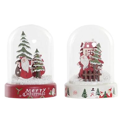 DECORACION LUMINOSA LED 9X9X11 PAPA NOEL 2 SURT