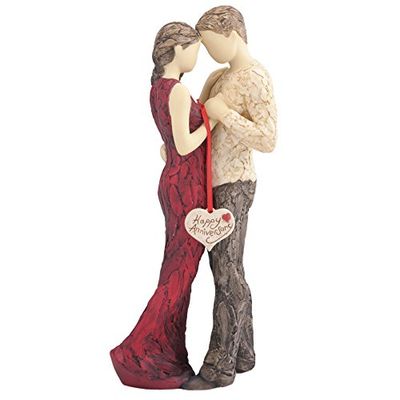 More Than Words Figurka Happy Anniversary od Arora Design Ltd, czerwona, 28 cm