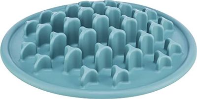 TRIXIE Slow Feeding 25038 - Tappetino anti-imbracatura, in TPE, Ø 35 cm, colore: Blu