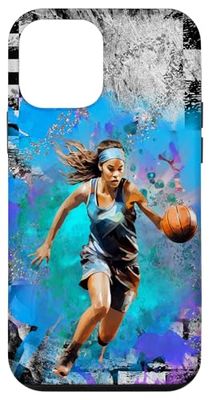 Girls Teenagers Basketball Jumping Scores Points Case for iPhone 12 mini