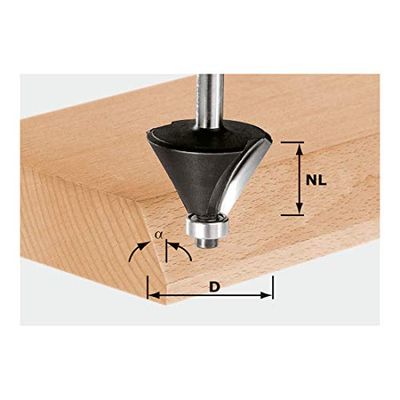 Festool Fresa de bisel HW S8 D38,5/23/30°
