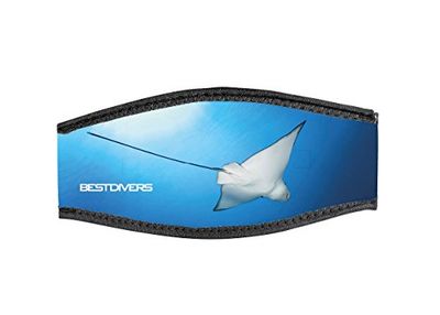Best Divers Horlogebandje masker van neopreen, dubbele klittenbandsluiting, Manta