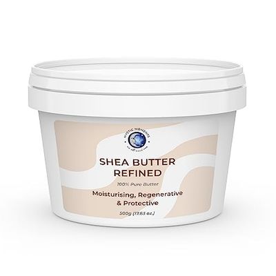 Mystic Moments | Shea Butter Refined Butter 500g - Pure & Natural Cosmetic Butters Vegan GMO Free