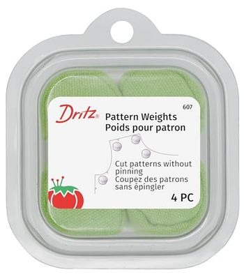 Dritz Pattern Weights 4ct, Steel, Blue, 4-Count