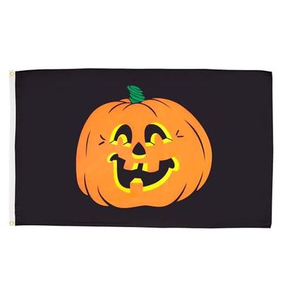AZ FLAG Bandiera Halloween Zucca 90x60cm - Bandiera Happy Halloween 60 x 90 cm