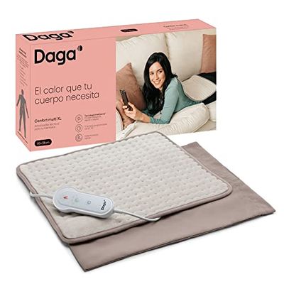 DAGA Comfort Multi XL Verwarmingskussen, Intellisense-technologie, zacht weefsel, 3 programma's, 4 temperaturen, 50 x 38 cm