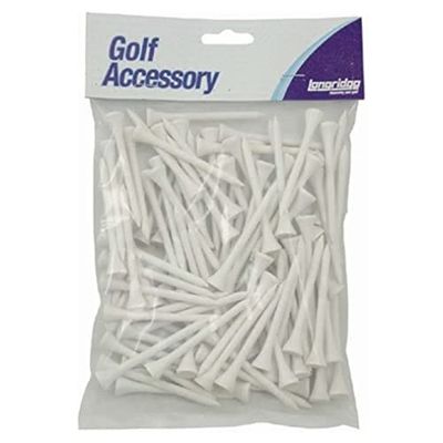 Cago Tee da golf bianchi in legno Longridge