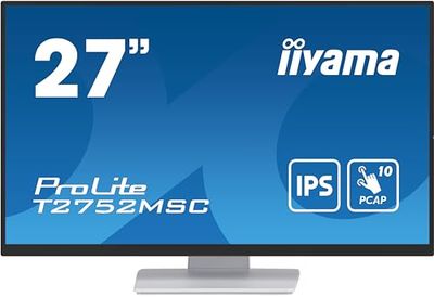 iiyama TFT T2752MSC 68.6cm IPS TOUCH 27''/1920x1080/HDMI/DP/2xUSB/weiß