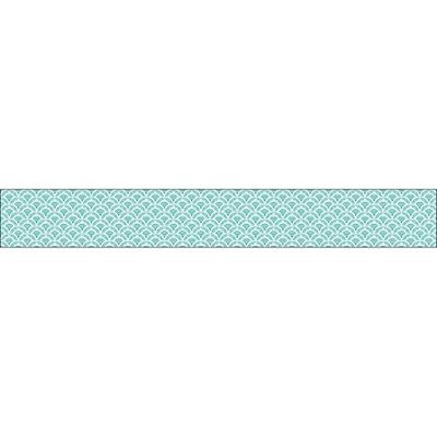 PLAGE 265005 3 Zelfklevend Baseboard - Okoppe Turkoois, Blauw (10 x 60 cm)