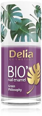 Delia Cosmetics Vernis à ongles Bio Green - Fuchsia - Adapté aux végétaliens - Couvrance et brillance parfaites - Application facile et rapide - Ingrédients naturels - Couleur longue durée jusqu'à 6