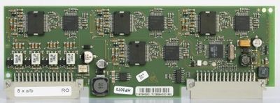 Aastra M100-A8 gränssnittsmodul utvidgar systemet med 8 CLIP-kompatibla a/b-anslutningar