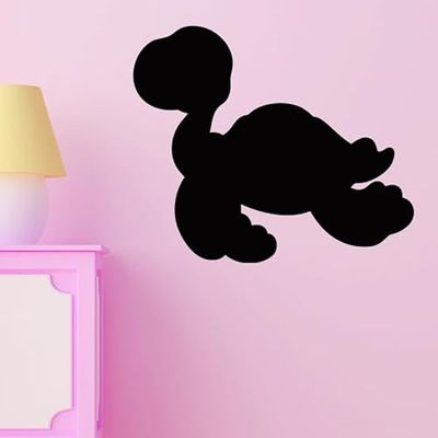 Ambiance Sticker Lavagna in ardesia - Adesivi da parete adesivi cancellabili - Silhouette tartarughe - H25 x L30 cm