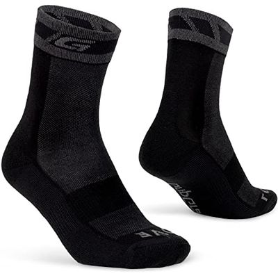 GripGrab Meias de ciclismo de inverno lã mineral térmicas e respiráveis caminhadas trekking cores unissexo