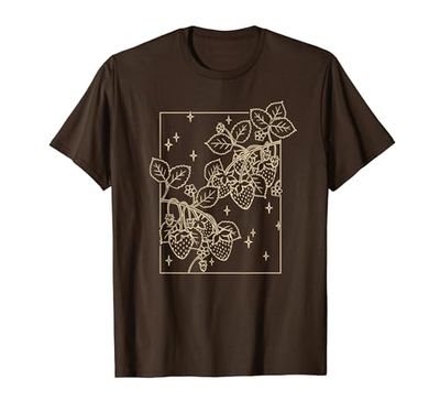 Flores de plantas de fresa y frutos de bayas Camiseta