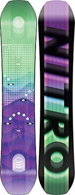 Nitro T3 BRD ´22 Snowboard Mixte-Adulte, Multicolore, 158 cm