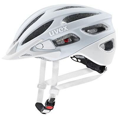 uvex true cc - lätt allroundhjälm för kvinnor - individuell justerbar passform - utbyggbar med LED-ljus - cloud-white - 52-55 cm
