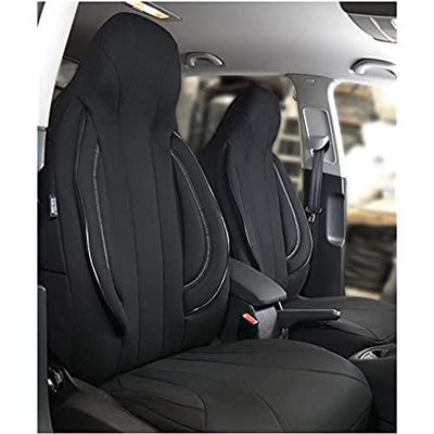 Housses de siège sur Mesure compatibles avec Mercedes Classe C W205 S205 conducteur et Passager Numéro de Couleur : PL403