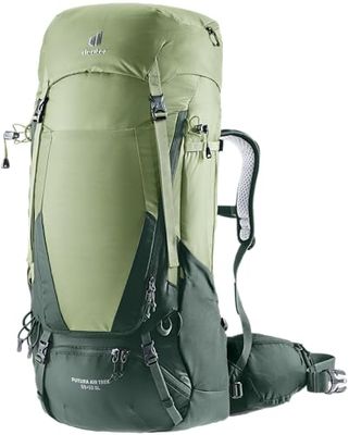 deuter Futura Air Trek 55 + 10 SL damski plecak trekkingowy, Grove-ivy, 55+10 L, Minimalistyczny