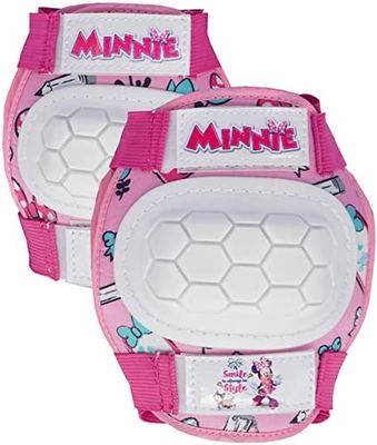 Disney Minnie, Kit Protezioni da Ciclismo Bambina, Rosa, XS (3-6 anni)