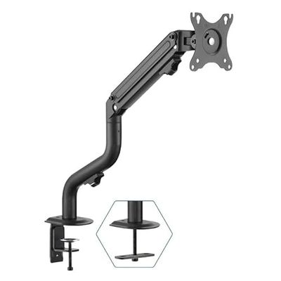 VoltShine Support - Support de Pince pour 1 écran de 17" à 32", réglable, Facile à Installer, matériau résistant et Durable