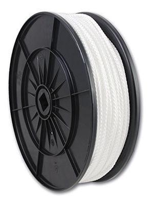 Chapuis DPA6 Bobine de Corde en Polyamide Tressée 460 kg Ø 6 mm x 100 m Blanc