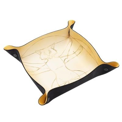 Plateau à dés - Dice Tray pour Jeux de société pour Enfants - Serpents et Échelles, Jeu Chinois, Livre des Merveilles, C'est Moi Qui Le Coupe !, Forgerons du Destin - Chat Vuitton