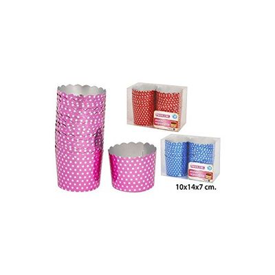 Privilege - Aluminium ronde bakvorm, 16 stuks