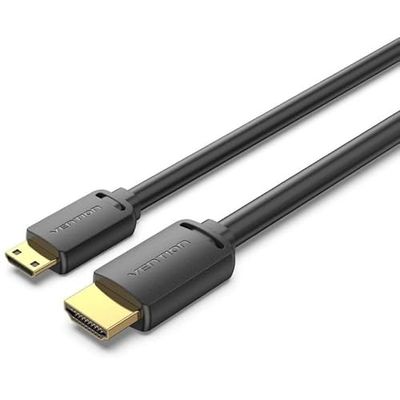 Watio Wave Cable hdmi - cable de 1.5 m, conexión tipo A a mini HDMI, color negro, transmite audio y video en alta definición. *