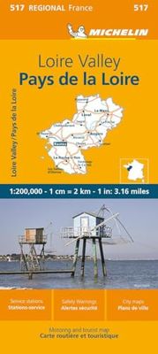 Michelin Regional France Loire Valley Map