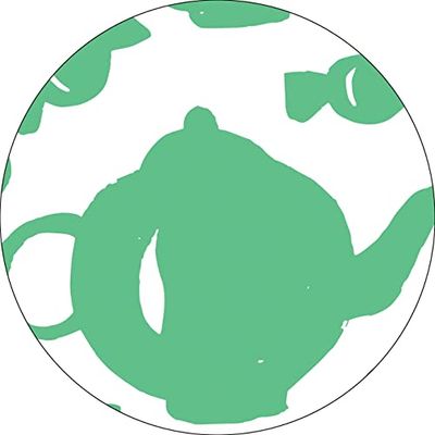 Bonateks, Round Digital Printed Mouse Pad, Non-Slip Base, for Office and Home, Diameter:22cm