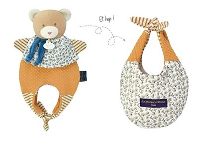 Doudou et Compagnie - Doudou Ours - Doudou sac - Marron - 30 cm - DOUDOU AMUSETTE - DC3823