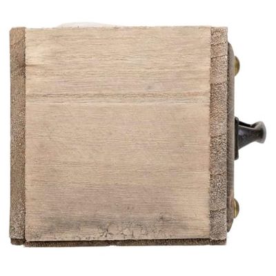 Placa de pared de metal, rojo
