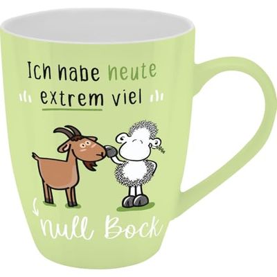 Kopp med motivtryck 'Jag har extremt mycket noll bock' idag med banderoll