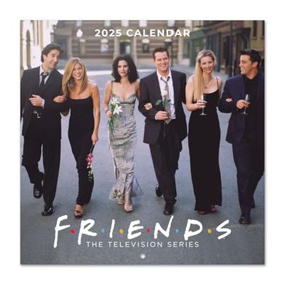 Grupo Erik: Calendario Friends 2025 da Muro, 12 mesi, 30x30cm FSC® + Poster in Regalo, Calendario 2025 da parete, Calendario ufficio 2025, Calendario Famiglia 2025
