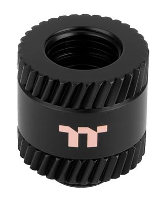 Pacific SF Female to Male 20mm Extender | Matte Black | DIY LCS Fittings