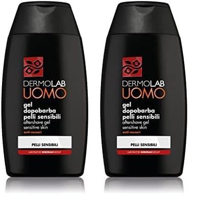 Dermolab Uomo - Gel Dopobarba, per Pelli Sensibili, Effetto Lenitivo e Idratante, Aiuta a Prevenire gli Arrossamenti Cutanei dopo la Rasatura, Dermatologicamente Testato, 120 ml (Confezione da 2)