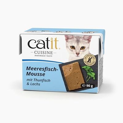 Mousse para Gatos Catit Cuisine, Pescado de mar-90g