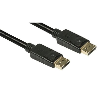 Lyndahl LKDP019 DisplayPort 1.2 - Cavo con contatti dorati, risoluzione 4K, 5 m