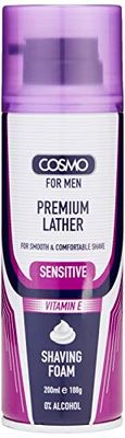 Cosmo For Men Premium Lather Vitamin E 200ml