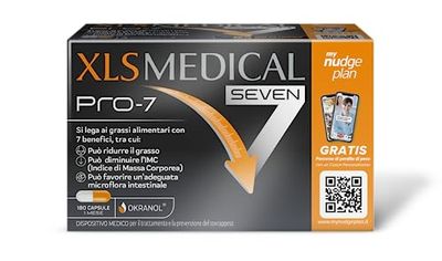 XLS Medical Pro-7 Dispositivo Medico per la Perdita di Peso, Confezione da 180 Capsule