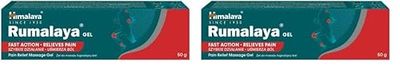 Himalaya Rumalaya Beruhigendes Gel, Massagegel ad azione rapida per una forte vitalità 50 g (Confezione da 2)