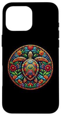 Motif floral tortue de mer plongée sous-marine souvenir de vacances Coque pour iPhone 16 Pro Max