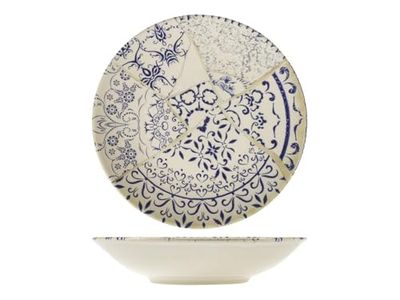 H&h alyssa set 12 piatti fondi, stoneware, cm22