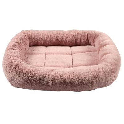 THE CONCEPT FACTORY, AN6077, Coussin Douillet pour Animaux, Confort Optimal, Design Élégant, Facile à Entretenir, Idéal pour Chats et Chiens, Taille 46x39x7 cm, Couleur Rose